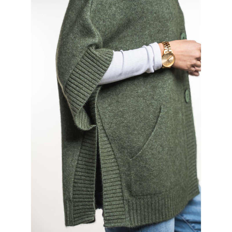 Merino - Possum Cape with Pockets