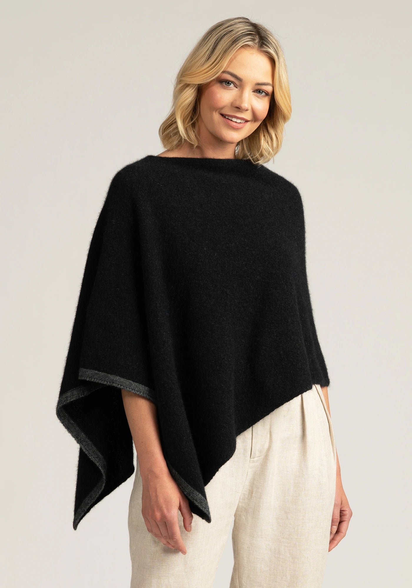 Two Tone Poncho