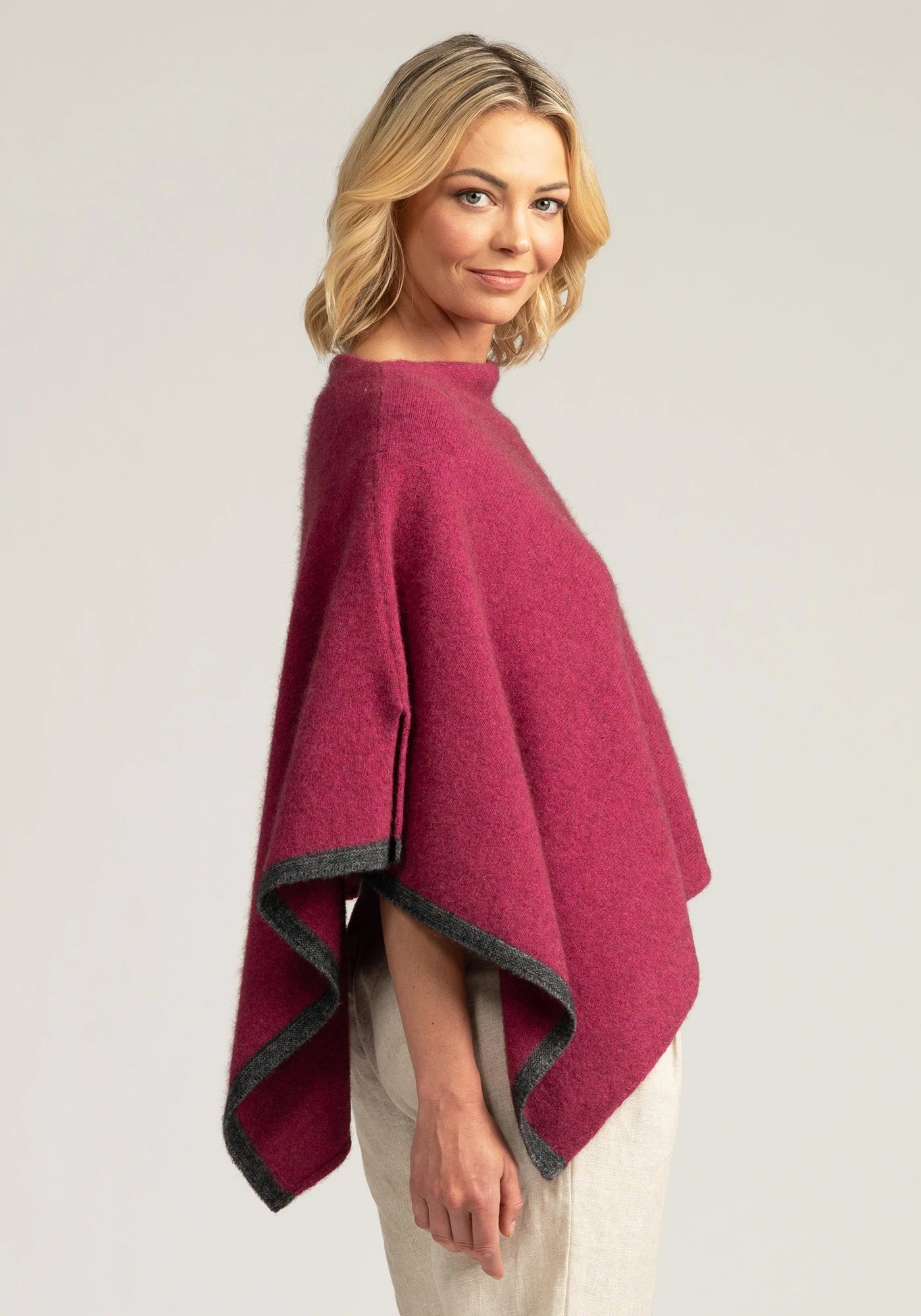 Two Tone Poncho