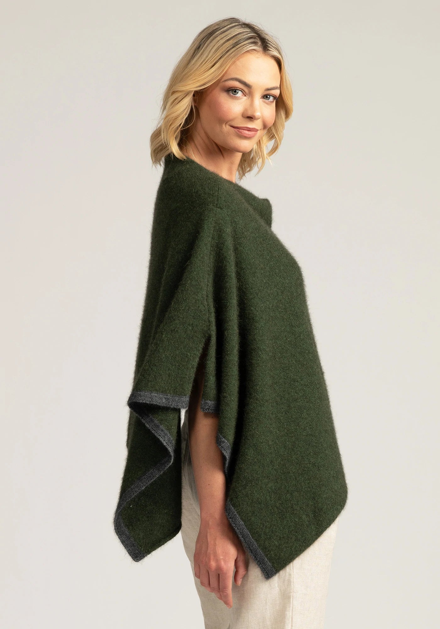 Two Tone Poncho