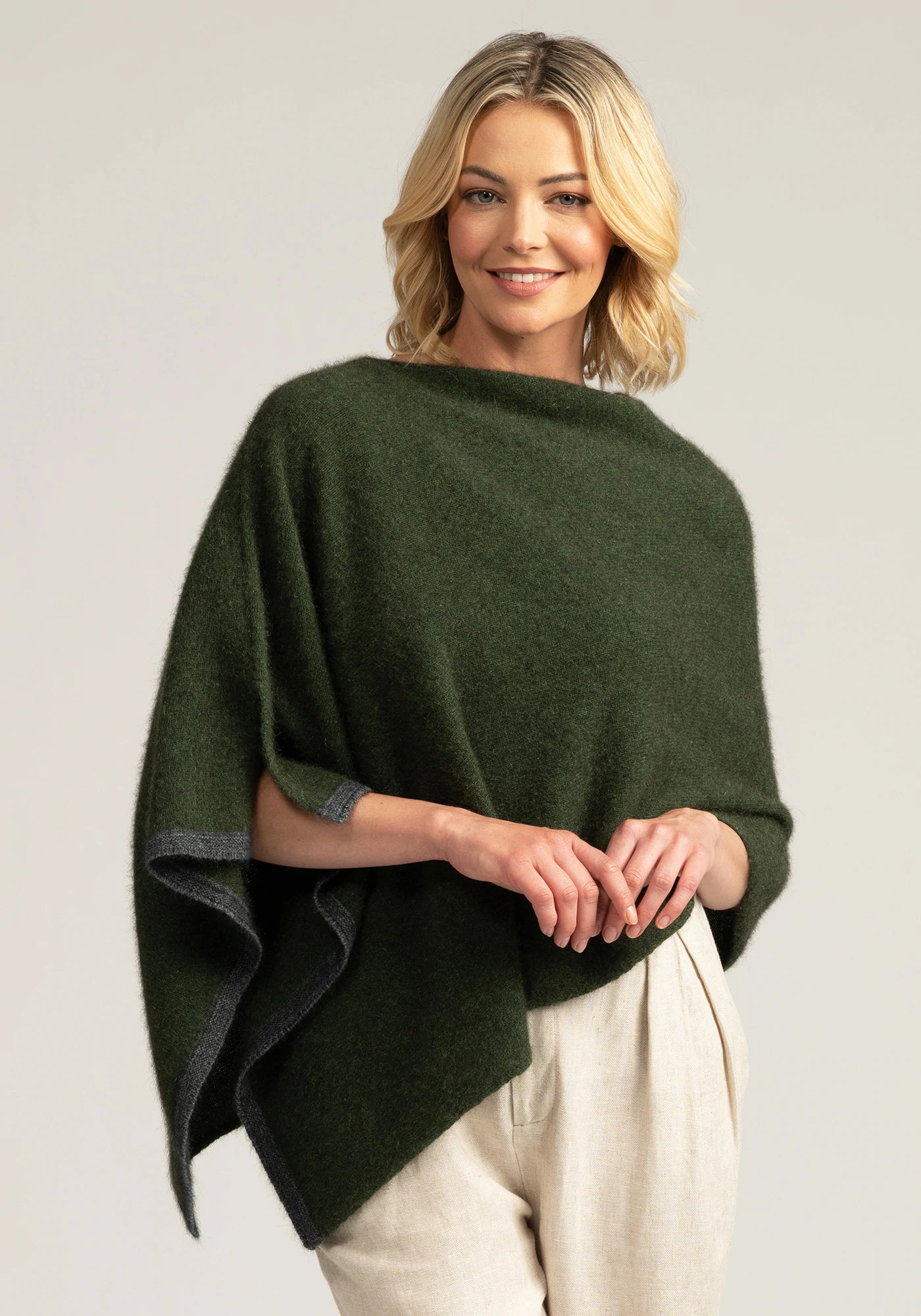 Two Tone Poncho