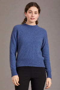 Possum Merino Yoke Neck Cable Jersey