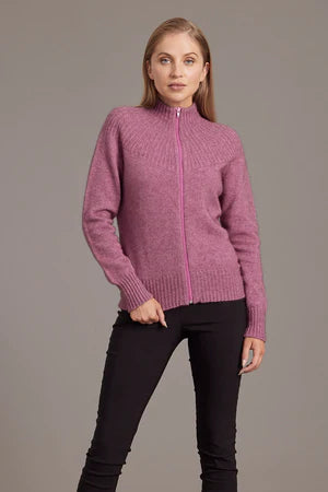 Possum Merino Yoke Neck Cable Jacket