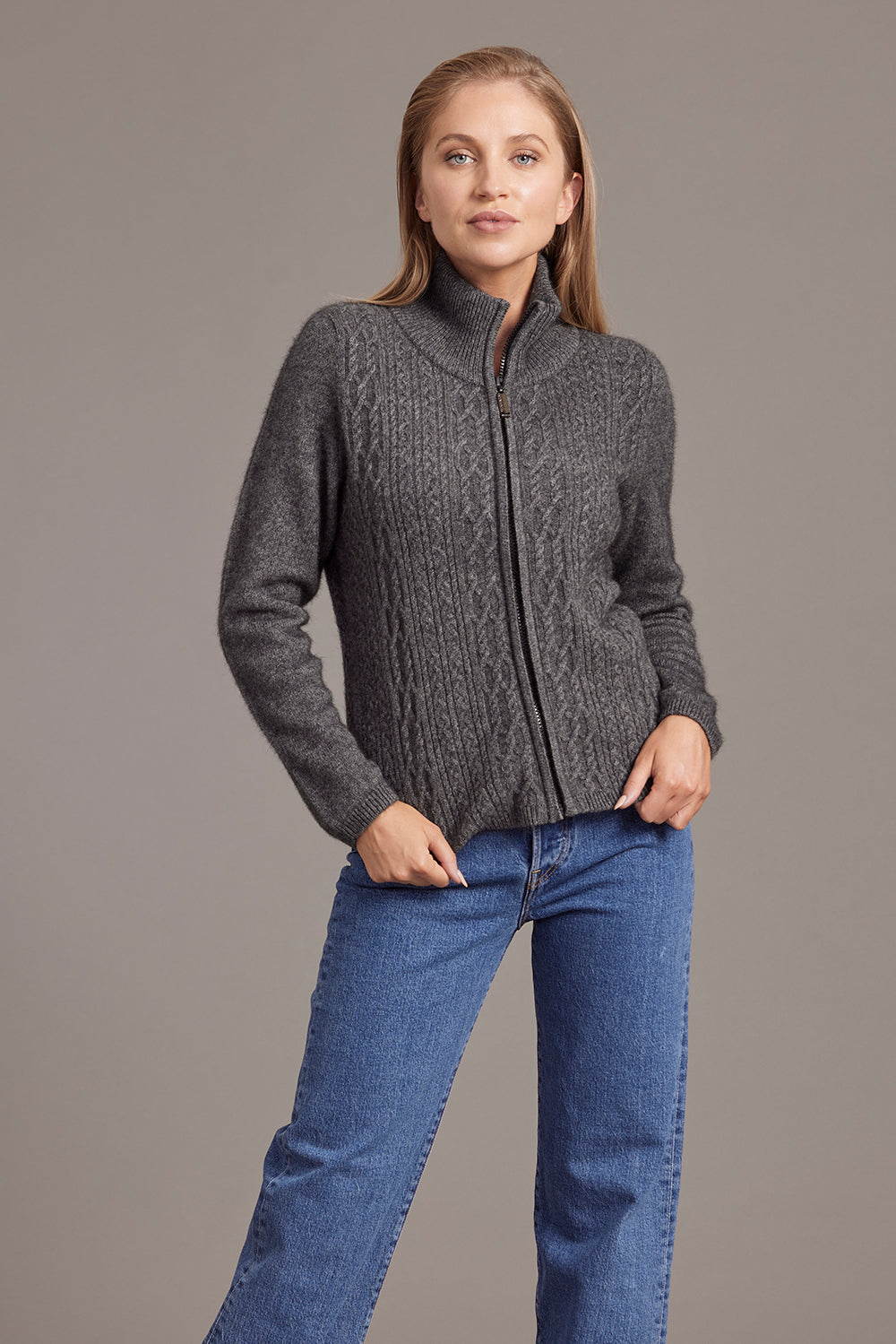 Cable Zip Jacket