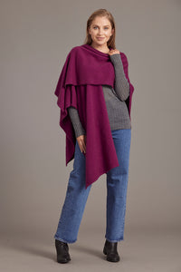 Possum Merino Split Front Cape