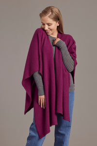 Possum Merino Split Front Cape