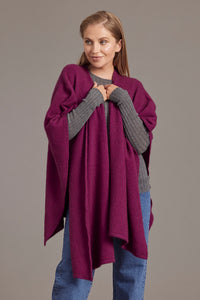 Possum Merino Split Front Cape