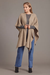 Possum Merino Split Front Cape