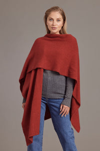 Possum Merino Split Front Cape